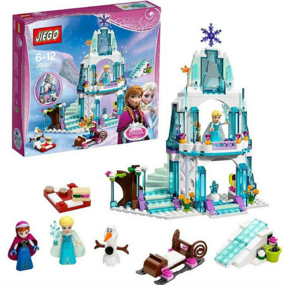 Color box Dream Princess Elsa Ice Castle Princess Anna - Freemart Online