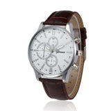 New Geneva Fadux Leather Watch - Freemart Online