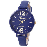 Geneva watch women Faux Leather Analog - Freemart Online