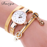 New Duoya Fashion Women Bracelet Watch Gold - Freemart Online