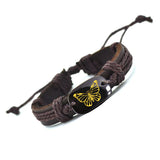 Vegan Bracelet Monarch Butterfly Leather - Freemart Online